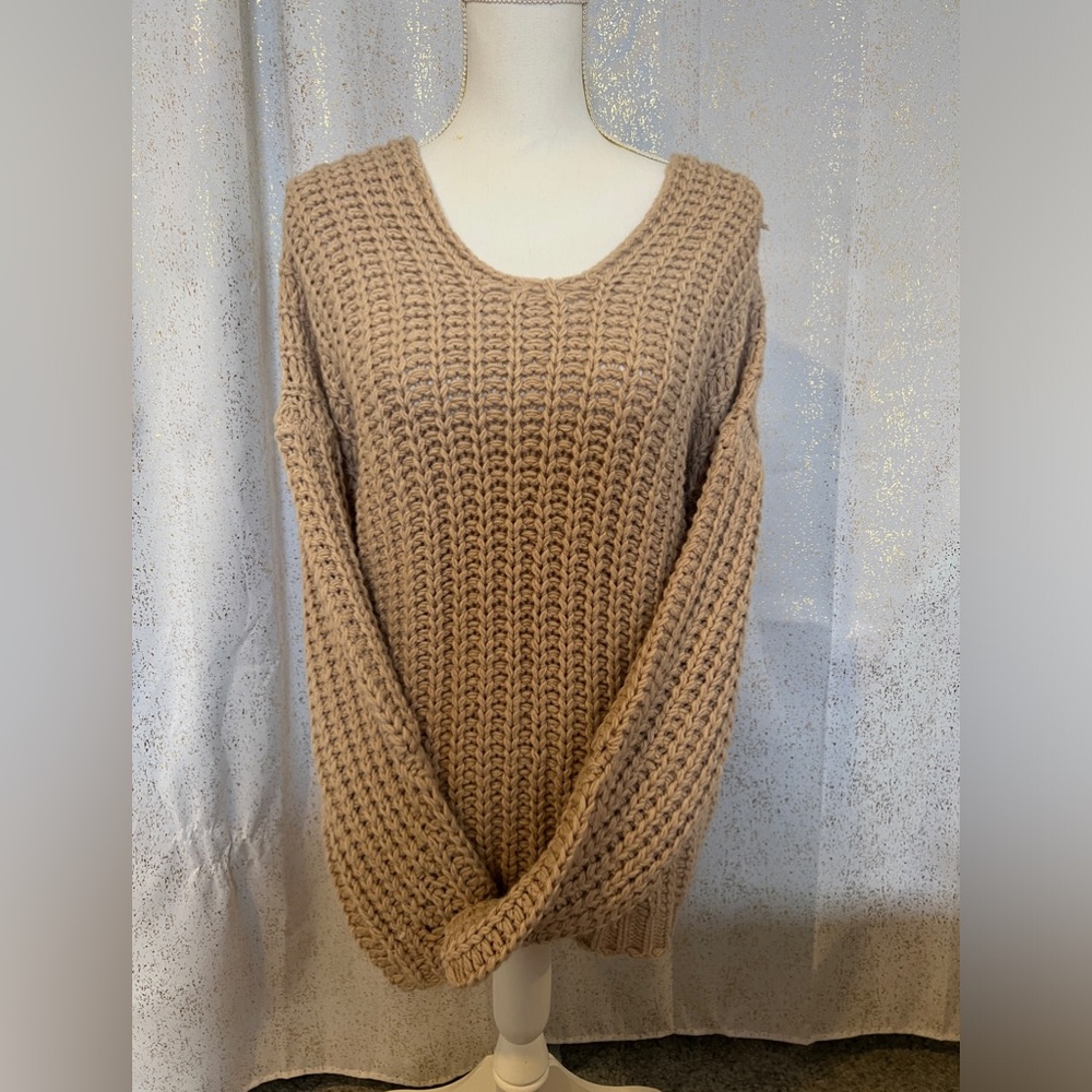 Key Mi Bulky Knit Sweater Sz M